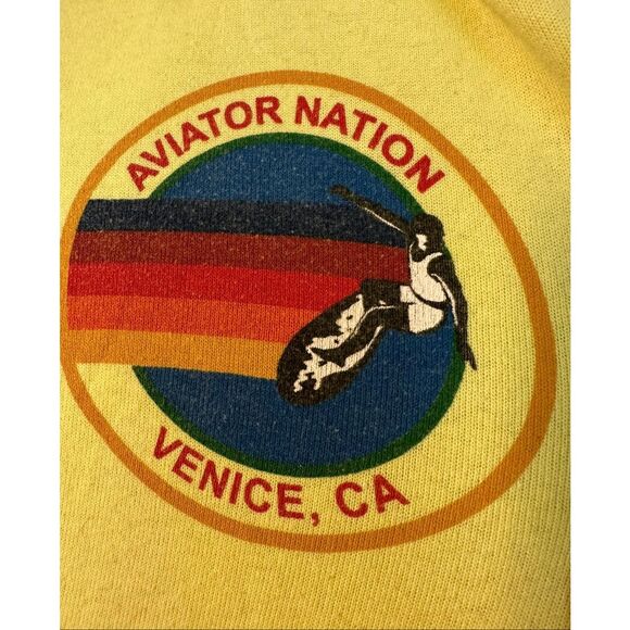 Aviator Nation Women’s Full Zip Hoodie - Neon Yellow - M - READ - Picture 8 of 12